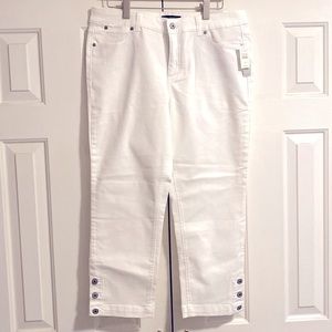 🌼*NWT* Talbots SIMPLY 5-Pocket Crop Jeans